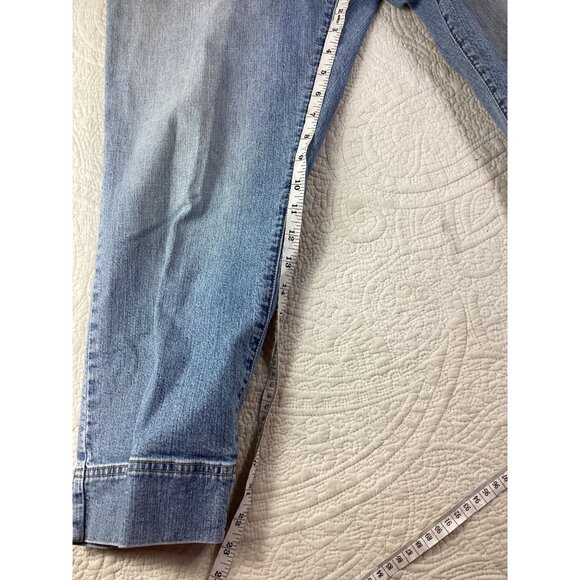 Indigo Palms by Tommy Bahama Capri Pants*Size 12R* Embroidered Back Pockets*EUC - Picture 8 of 12